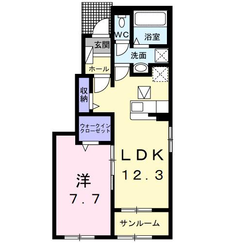Ｓ・ＴＲＡＩＬ（エストレイル）（101） 間取り図画像