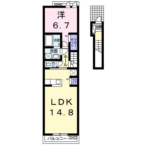 ブリッサ（203） 間取り図画像