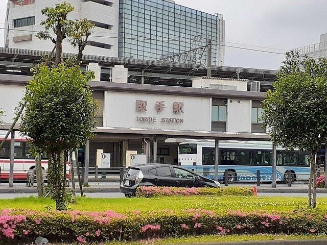 ＪＲ常磐線取手駅：2010m