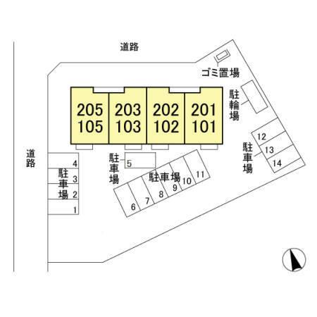 Herencia(エレンシア)（105） 駐車場