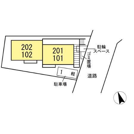 アミティエ（101） 駐車場
