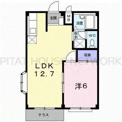 エルディム桜本Ａ 間取り図写真