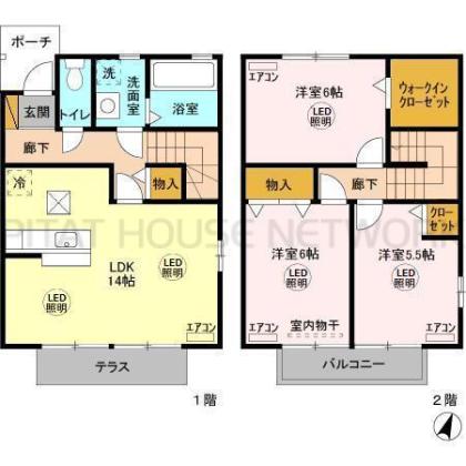  間取り図写真
