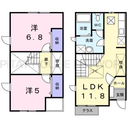 間取り図写真