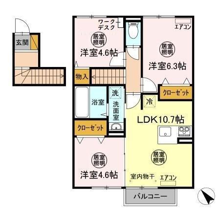  間取り図写真