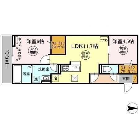  間取り図写真