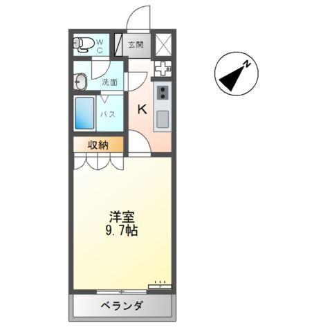 グリーンビューハイム 間取り図画像