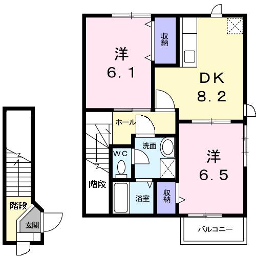 ドゥーヴアン（202） 間取り図画像