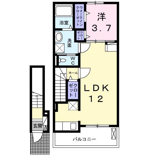 ワンダフル　パートナー　ＩＳＯ（202） 間取り図画像