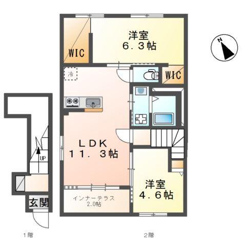 ソレイユルヴァン（Soleil Levant） 間取り図画像