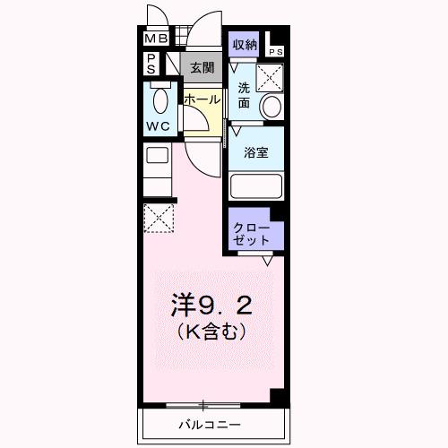サンセール（202） 間取り図画像
