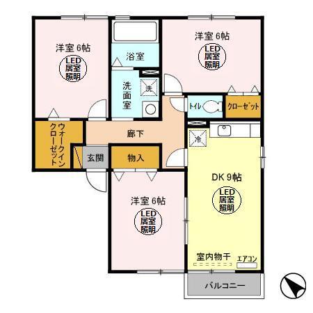 ロイヤルヴィーナス（203） 間取り図画像