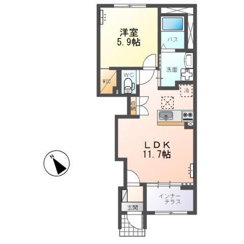 プリマヴェリーナＢ棟（PrimaverinaＢ） 間取り図画像