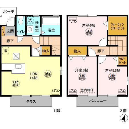 間取り図写真