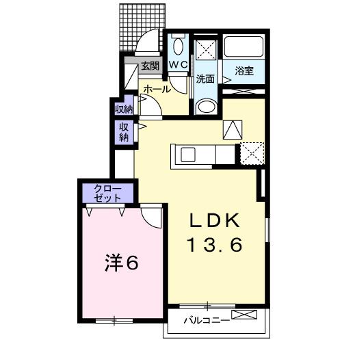 カーサ　アバンツァートⅠ（101） 間取り図画像