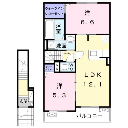 セレーノ　セカンド（203） 間取り図画像
