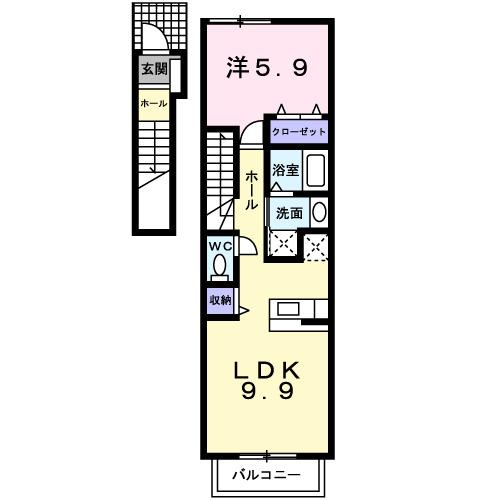 ボワ・コリーヌ（202） 間取り図画像
