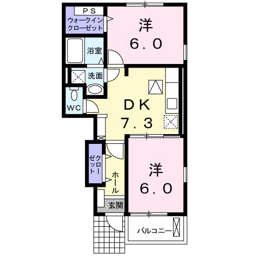 セントラル　アンジュⅠ（102） 間取り図画像