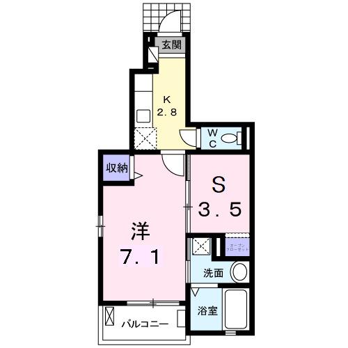 リヴェール（103） 間取り図画像
