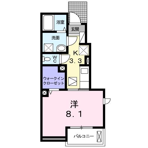 グランバレーⅤ（101） 間取り図画像