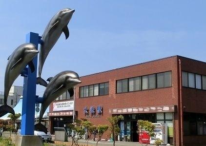 鹿島臨海鉄道大洗鹿島線　大洗駅：570m