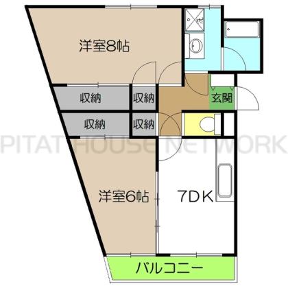 ウインディングハウス 間取り図写真