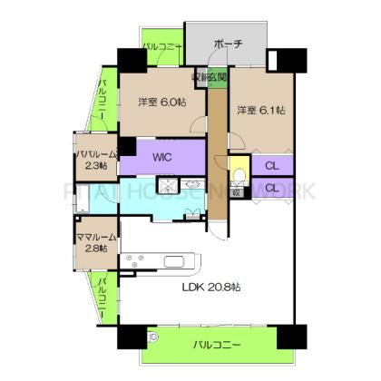  間取り図写真