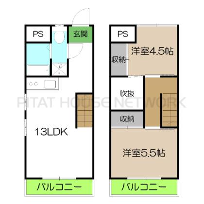  間取り図写真