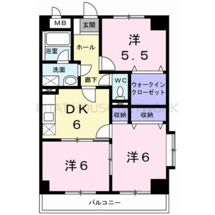 高埇マンション 間取り図写真