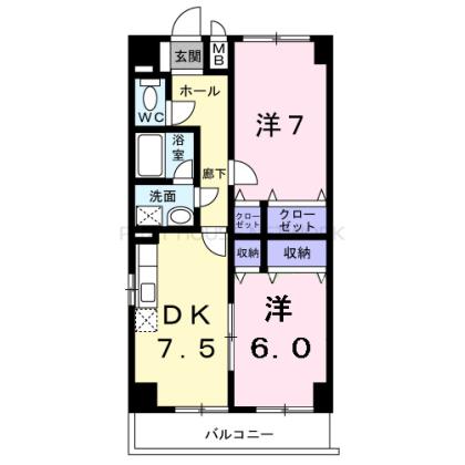 高埇マンション 間取り図写真