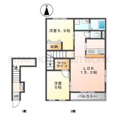  間取り図写真