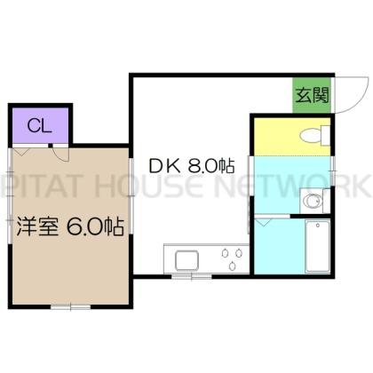 カーサブライト山手 間取り図写真