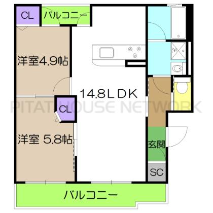  間取り図写真