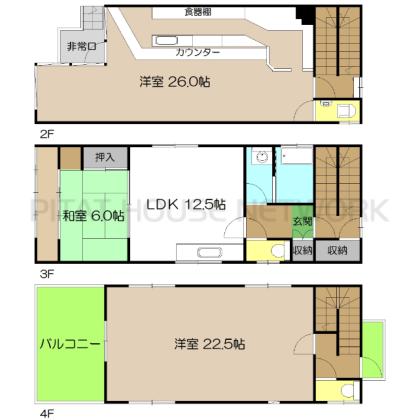  間取り図写真