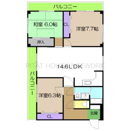  間取り図写真