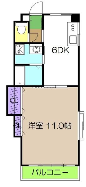 ドリームハウス２（401） 間取り図画像