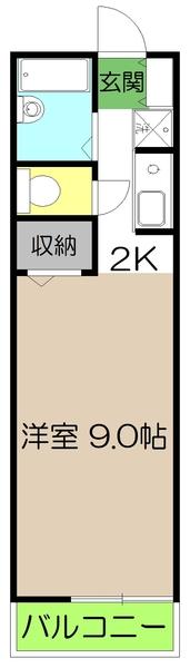アサヒハイツ（101） 間取り図画像