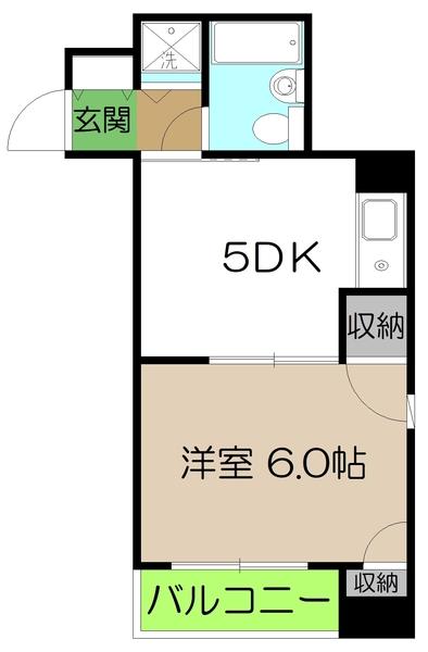 アルファはりまやばし（206） 間取り図画像