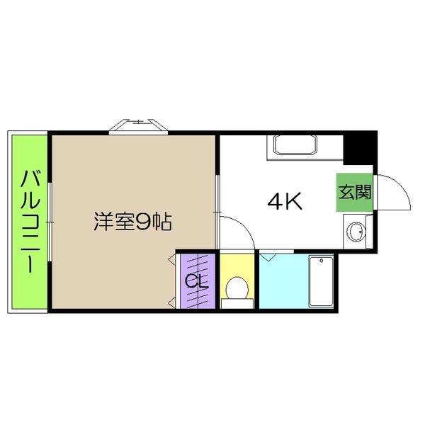 ハウス2000KUWANA（201） 間取り図画像