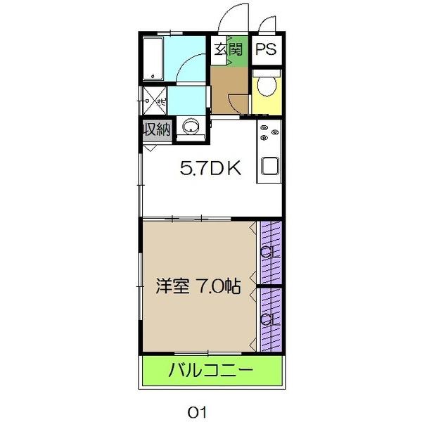ジョージプレイス（301） 間取り図画像