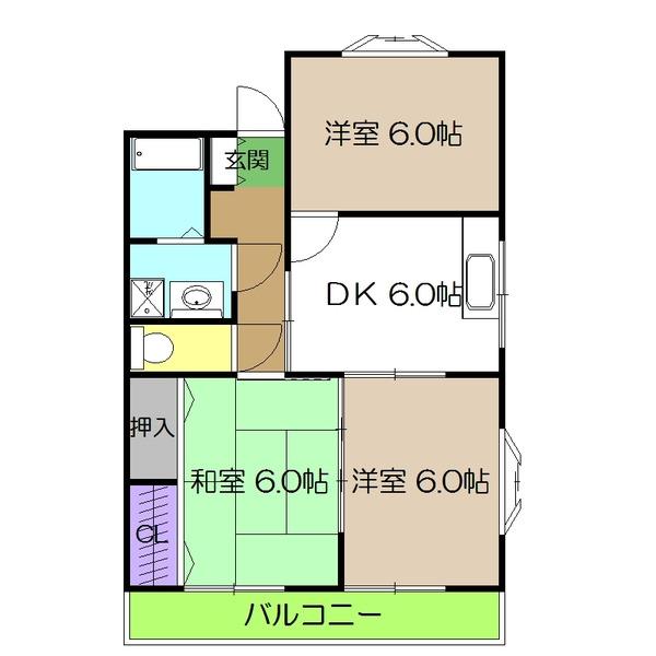 あざみのスクエア（205） 間取り図画像