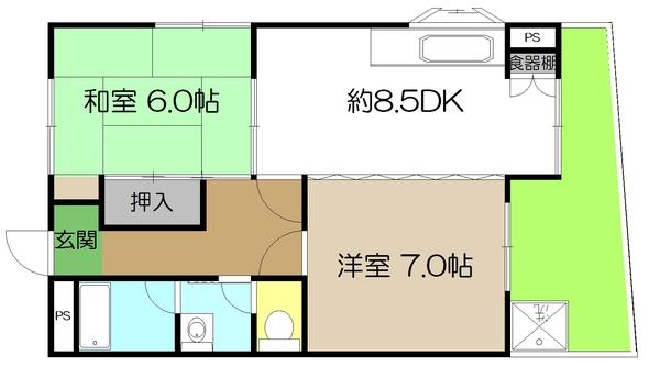  間取り図写真