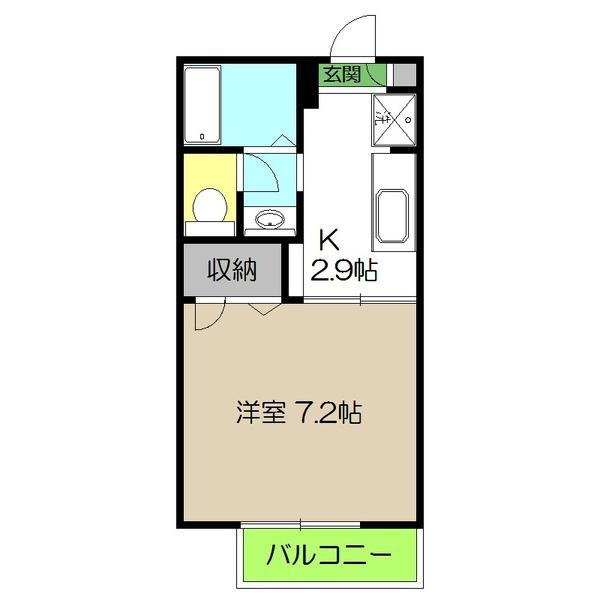 シャーメゾン比島B棟（B103） 間取り図画像
