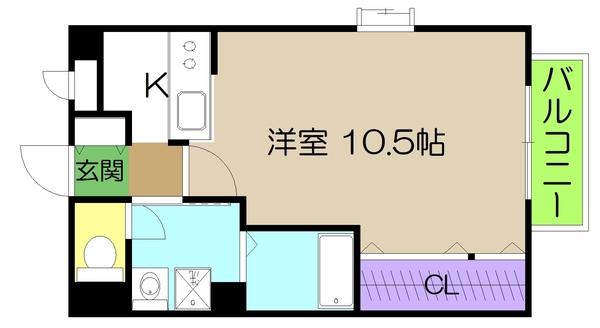 フォブールわげん（103） 間取り図画像