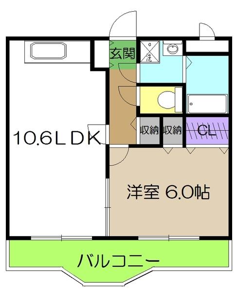 マリベールFK二葉（C-5） 間取り図画像