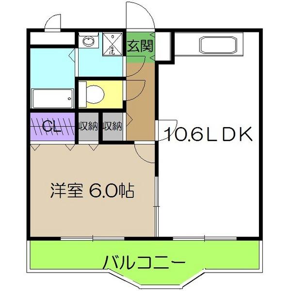 マリベールFK二葉（A-1） 間取り図画像