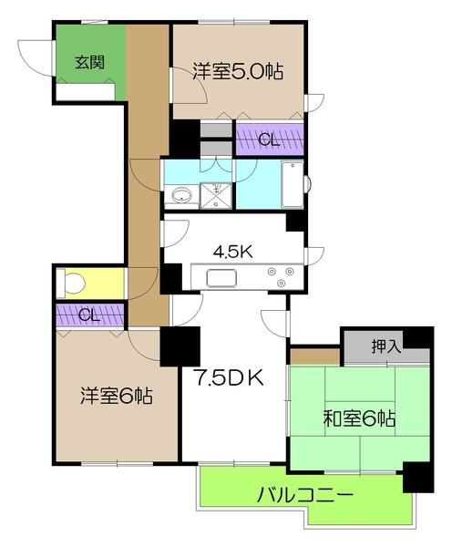  間取り図写真
