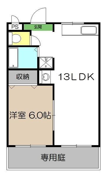 ハイツＡ（104） 間取り図画像