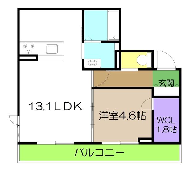 シャーメゾン　パン　トロワ（102） 間取り図画像