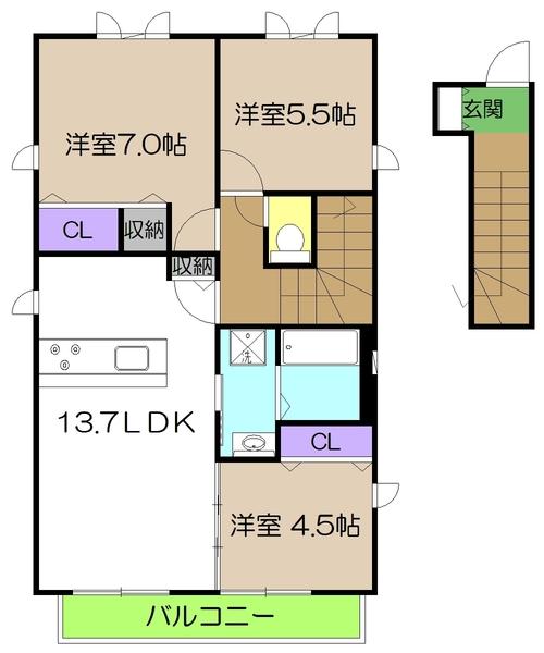  間取り図写真